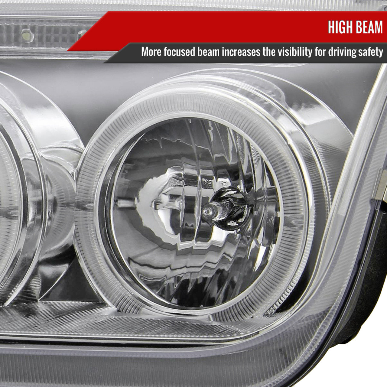 1999-2005 Volkswagen Jetta/Bora Mk4 Dual Halo Projector Headlights