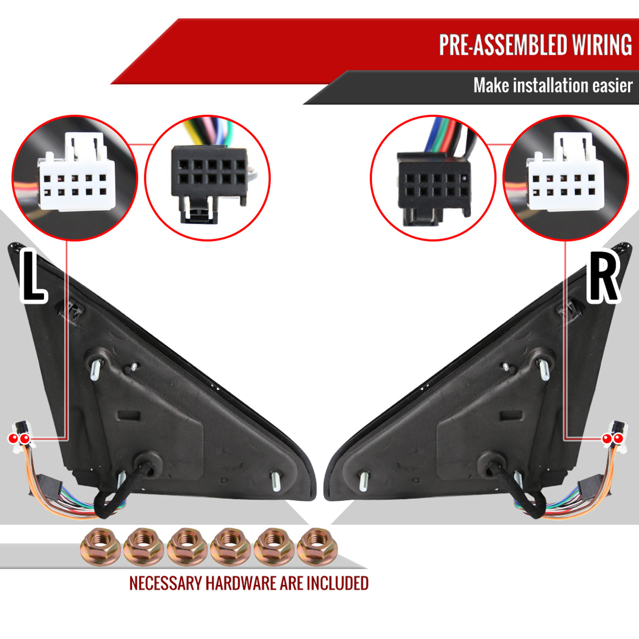 2013-2017 Dodge RAM 1500/2500/3500 Power Adjustable, Auto-Fold