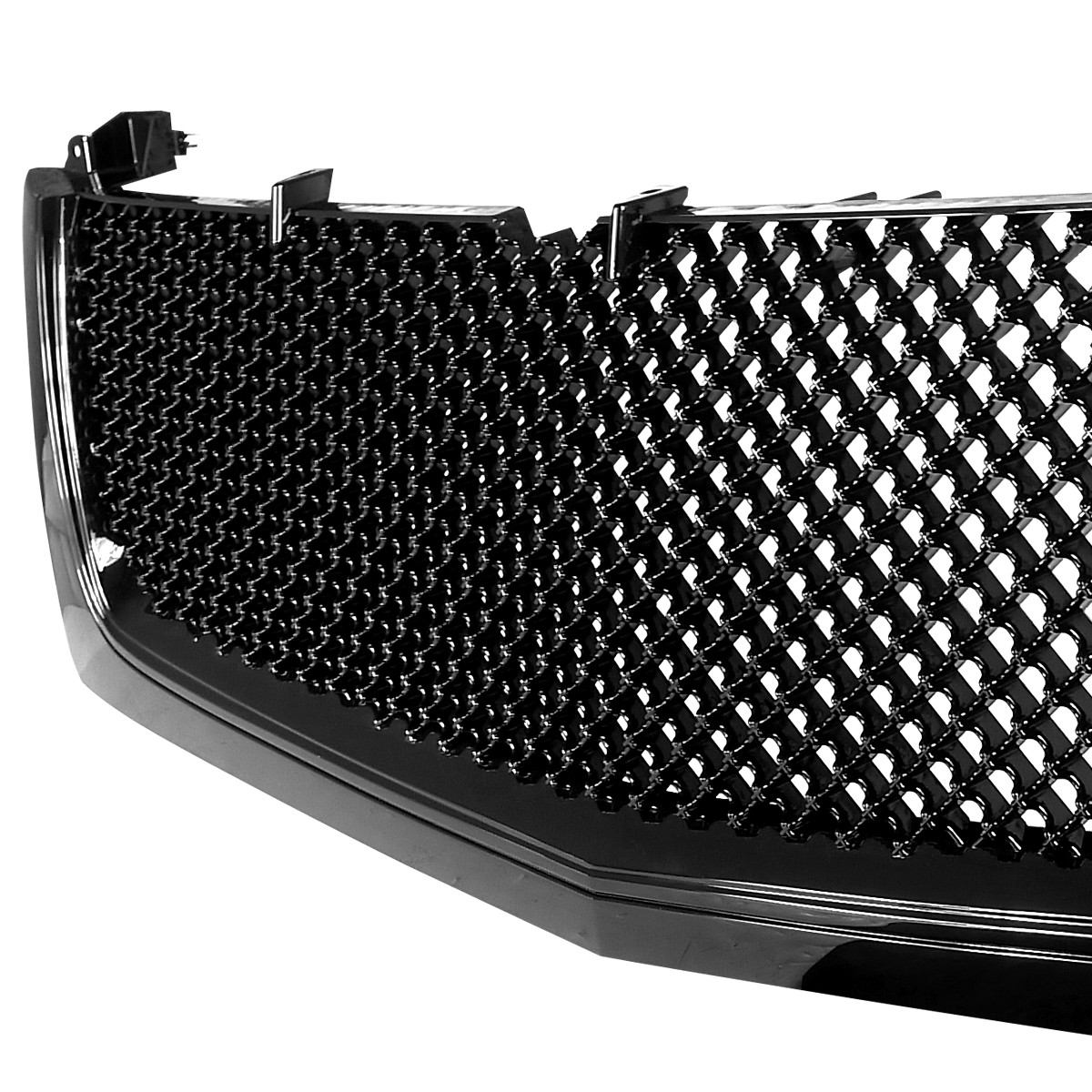 2002-2006 Cadillac Escalade Glossy Black ABS Mesh Grille - Spec-D
