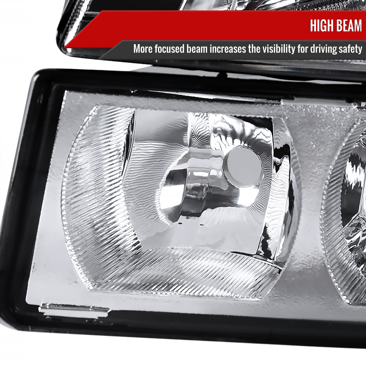 2002-2006 Chevrolet Avalanche 1500/2500 Factory Style Headlights w