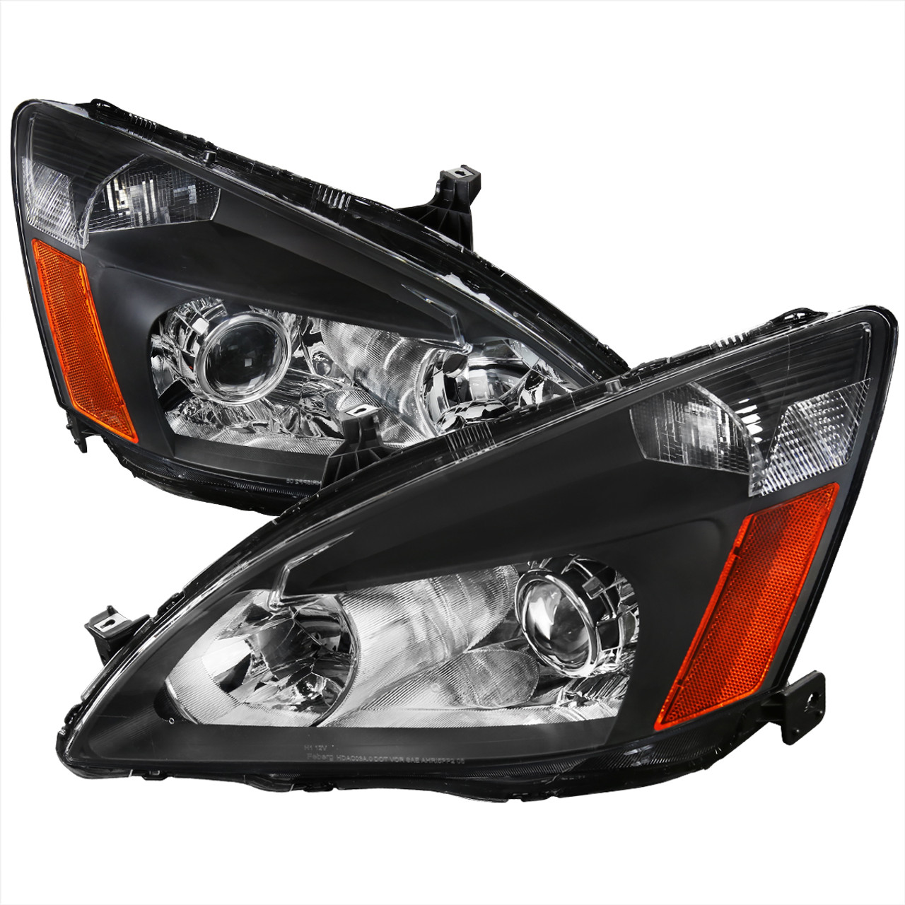 2003-2007 Honda Accord Retro Style Projector Headlights w