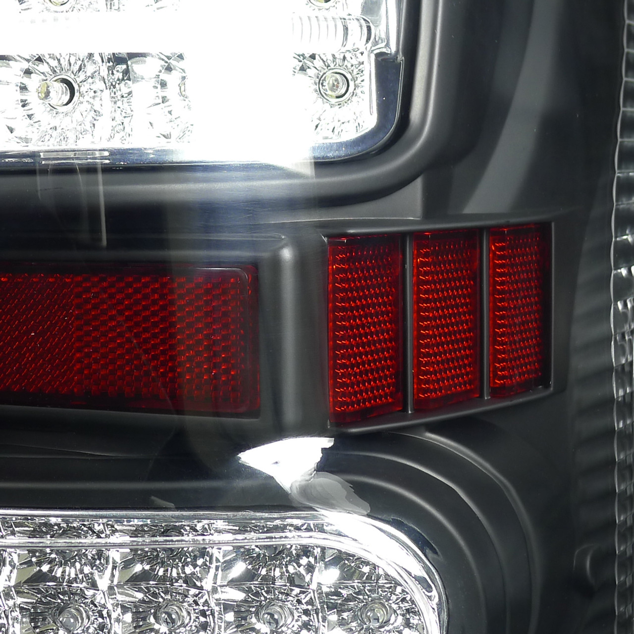 帯電防止処理加工 Huray Full LED Tail lights For Toyota Tundra 2007-2013 Taillight  Rear Brake Turn Signal Lamp Pair (Black Housing Smoked Lens) 