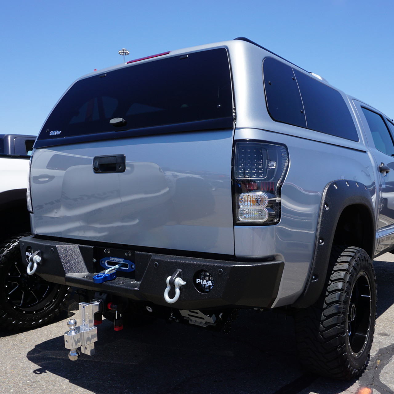 2007-2013 Toyota Tundra LED Tail Lights (Matte Black Housing/Clear