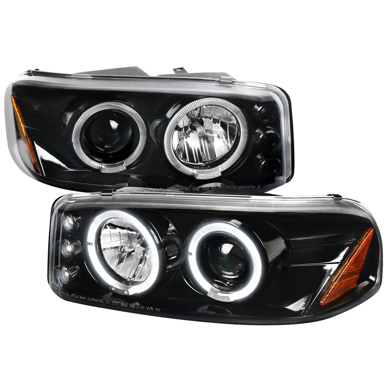 1999-2006 GMC Sierra/Yukon/Yukon XL Dual Halo Projector Headlights