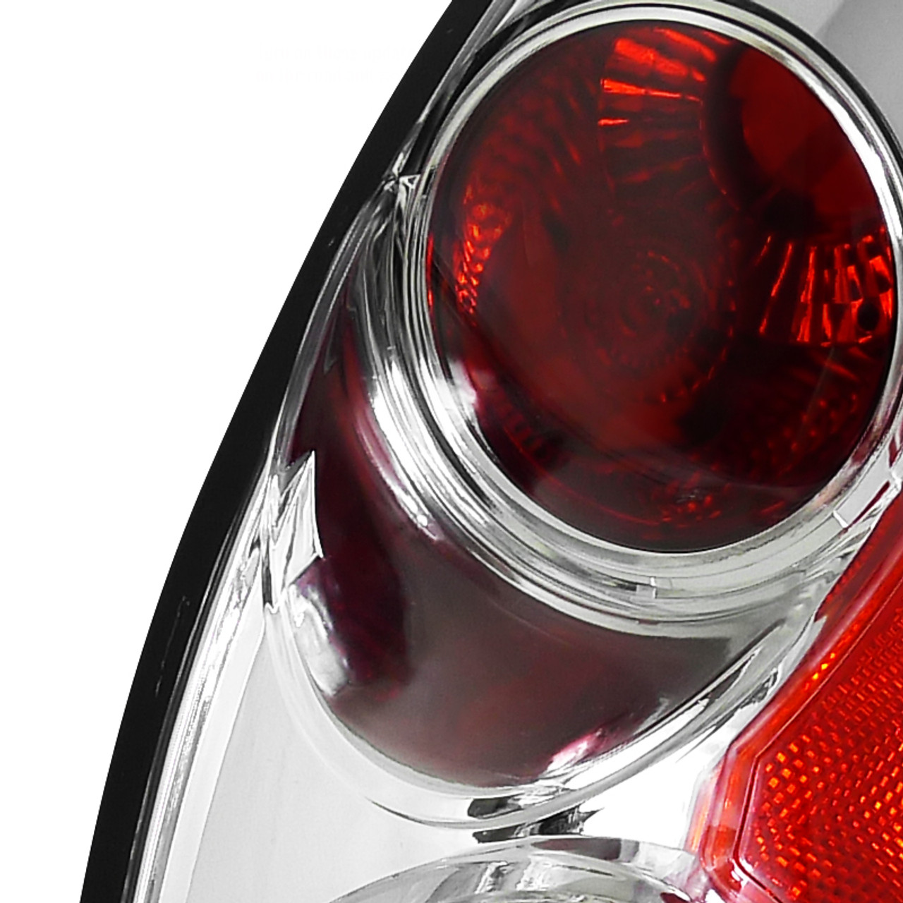 2001-2005 Chrysler PT Cruiser Tail Lights (Chrome Housing/Clear