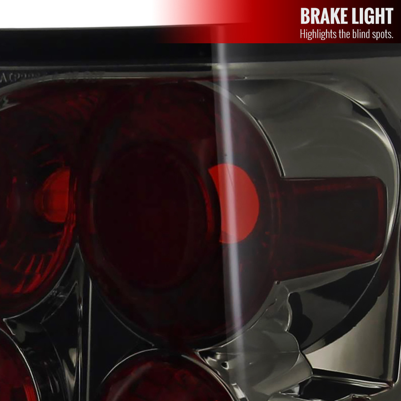 2005-2006 Jeep Grand Cherokee Tail Lights (Chrome Housing/Smoke