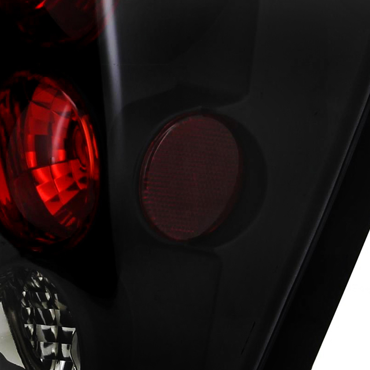 2005-2006 Jeep Grand Cherokee Tail Lights (Matte Black Housing