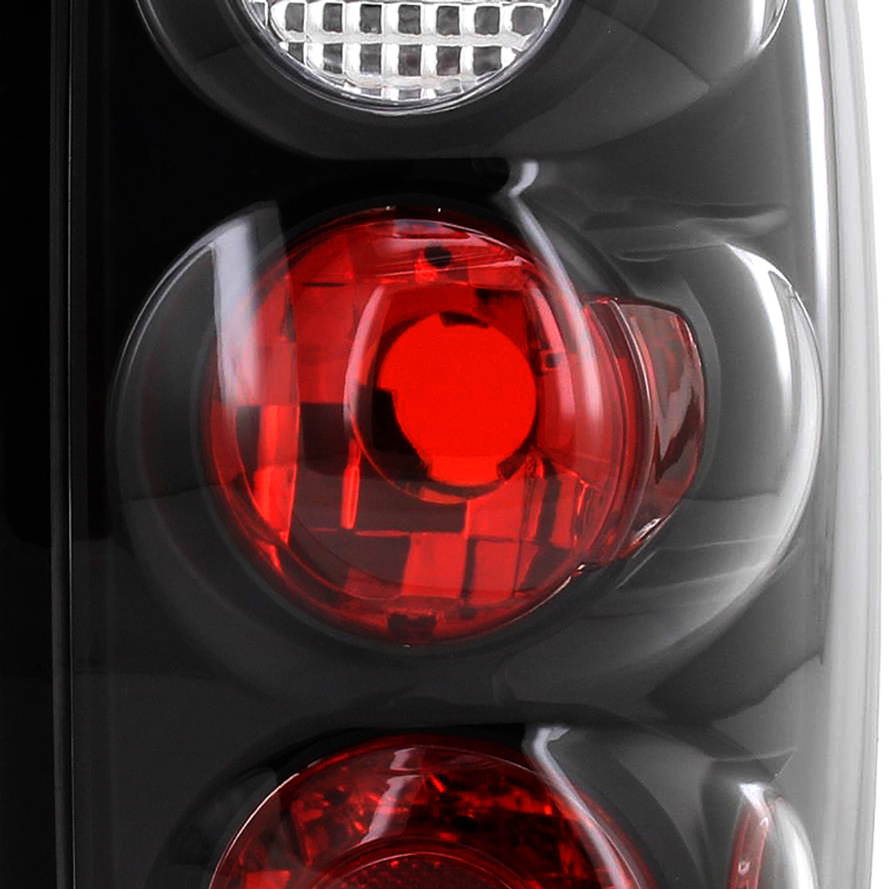 1995-1997 Ford Explorer Tail Lights (Matte Black Housing/Clear