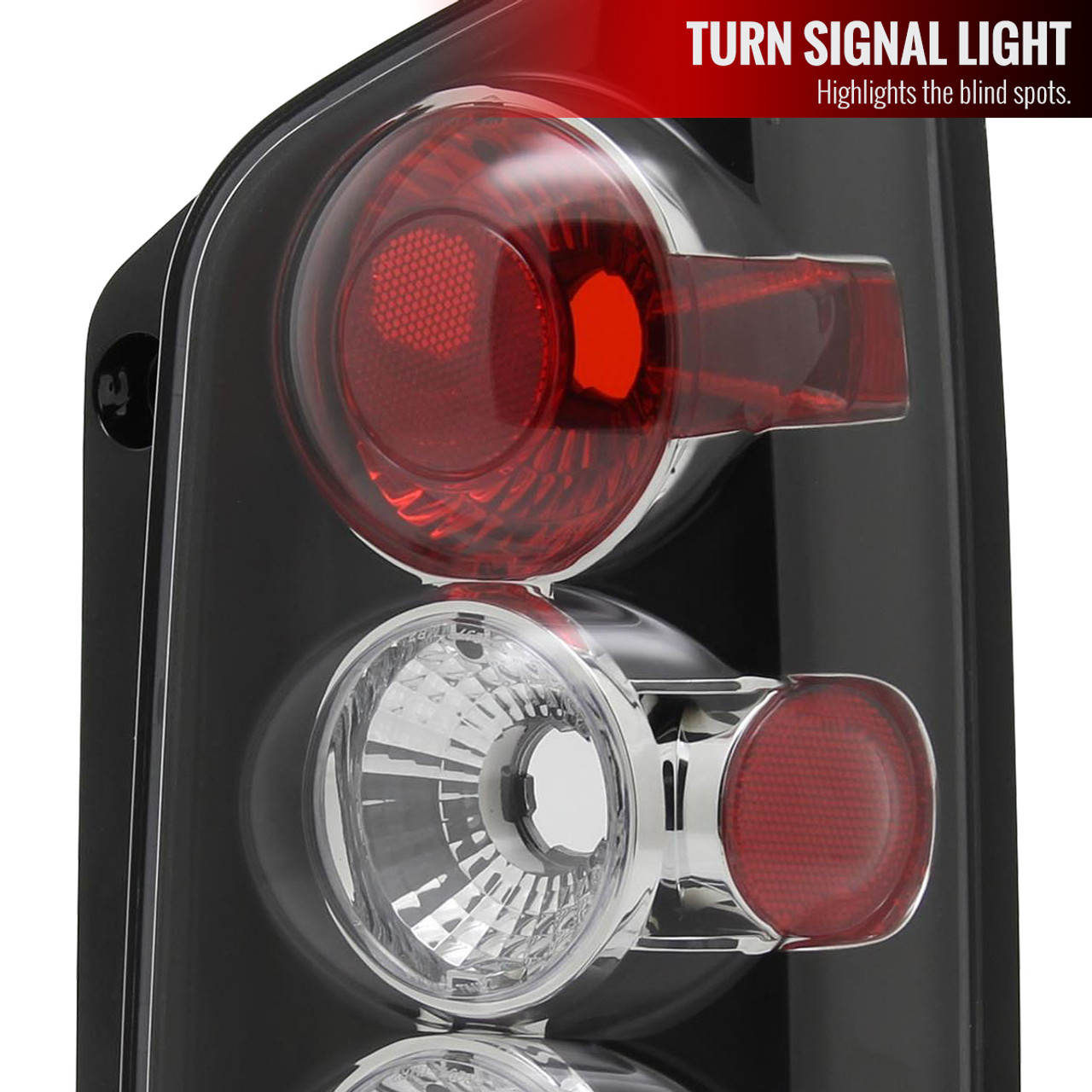 2005-2012 Nissan Pathfinder Tail Lights (Matte Black Housing/Clear