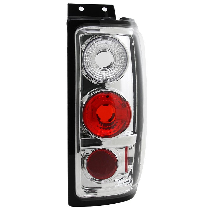 1997-2002 Ford Expedition Tail Lights (Chrome Housing/Clear Lens