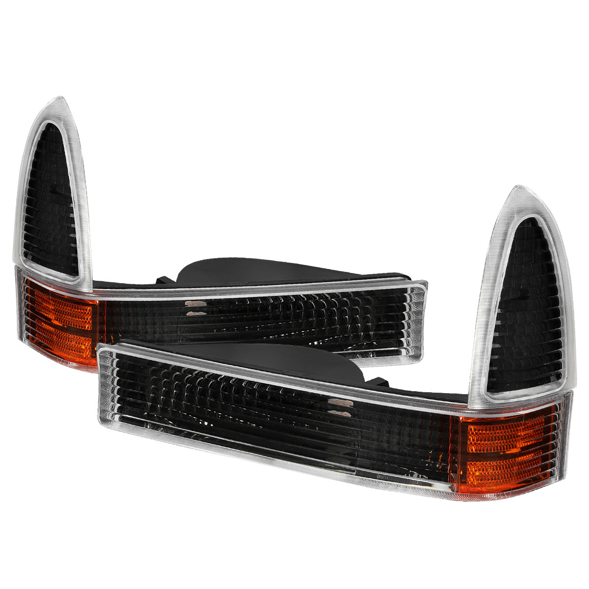 Pair Of Red Inside Door Reflector Lights For 1999-2007 Ford F250-F550 Super Duty
