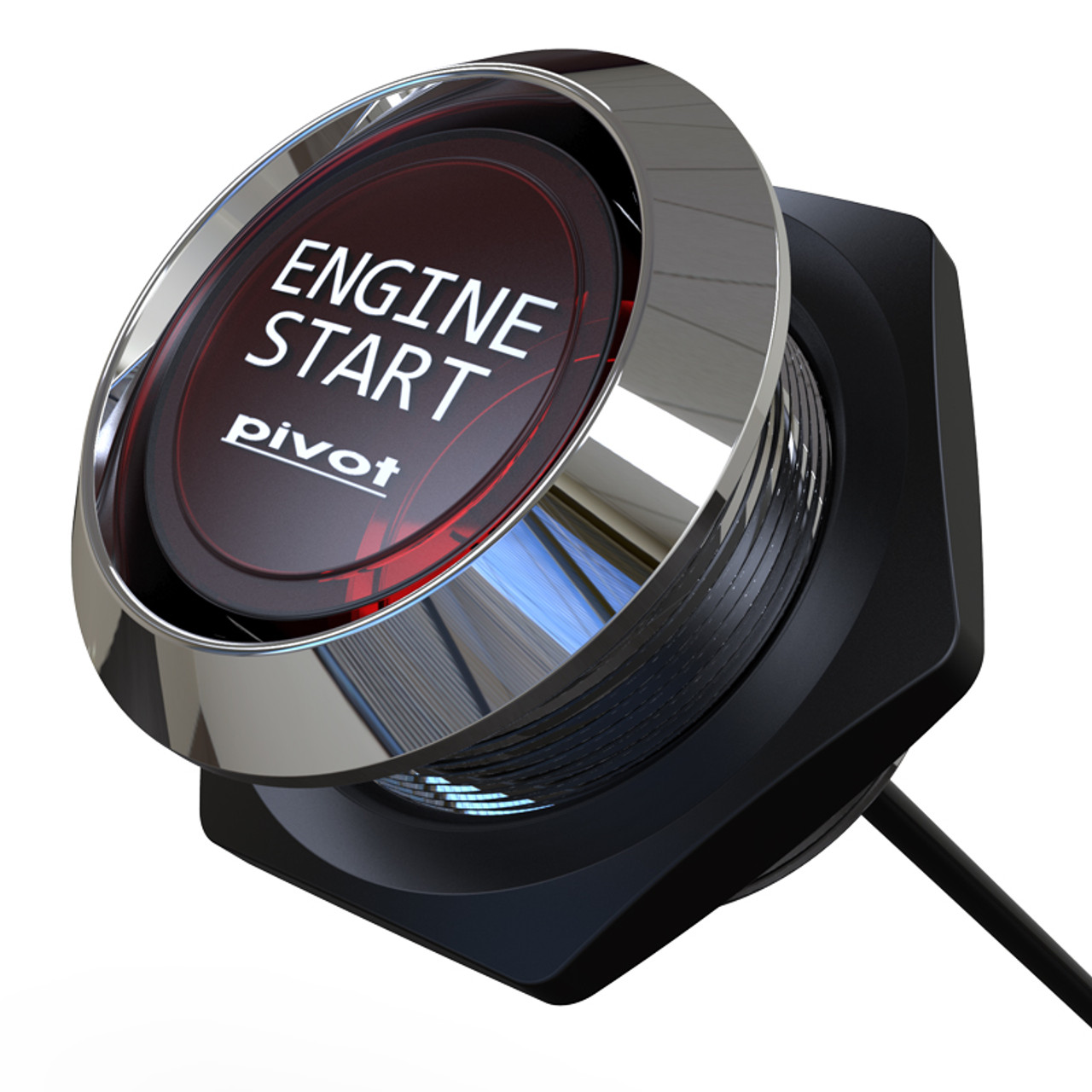 Universal 12v LED Engine Start Button (Red) - Spec-D Tuning