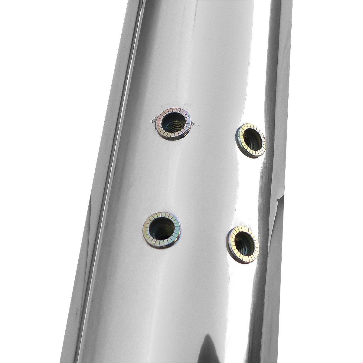 2007-2018 Jeep Wrangler 2DR Chrome Stainless Steel Side Step Nerf