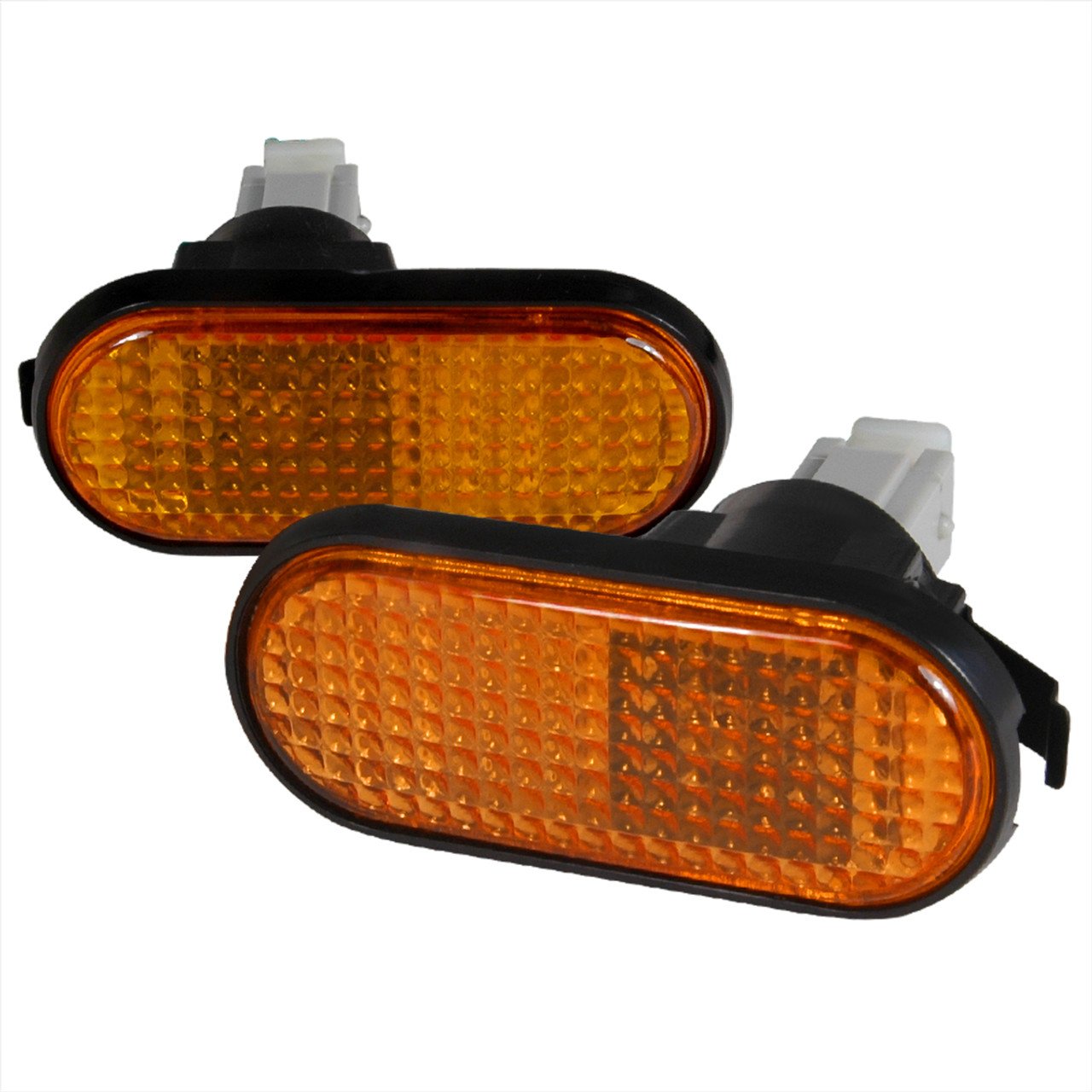 1992-1995 Honda Civic Amber Lens Side Marker Flat Style Lights