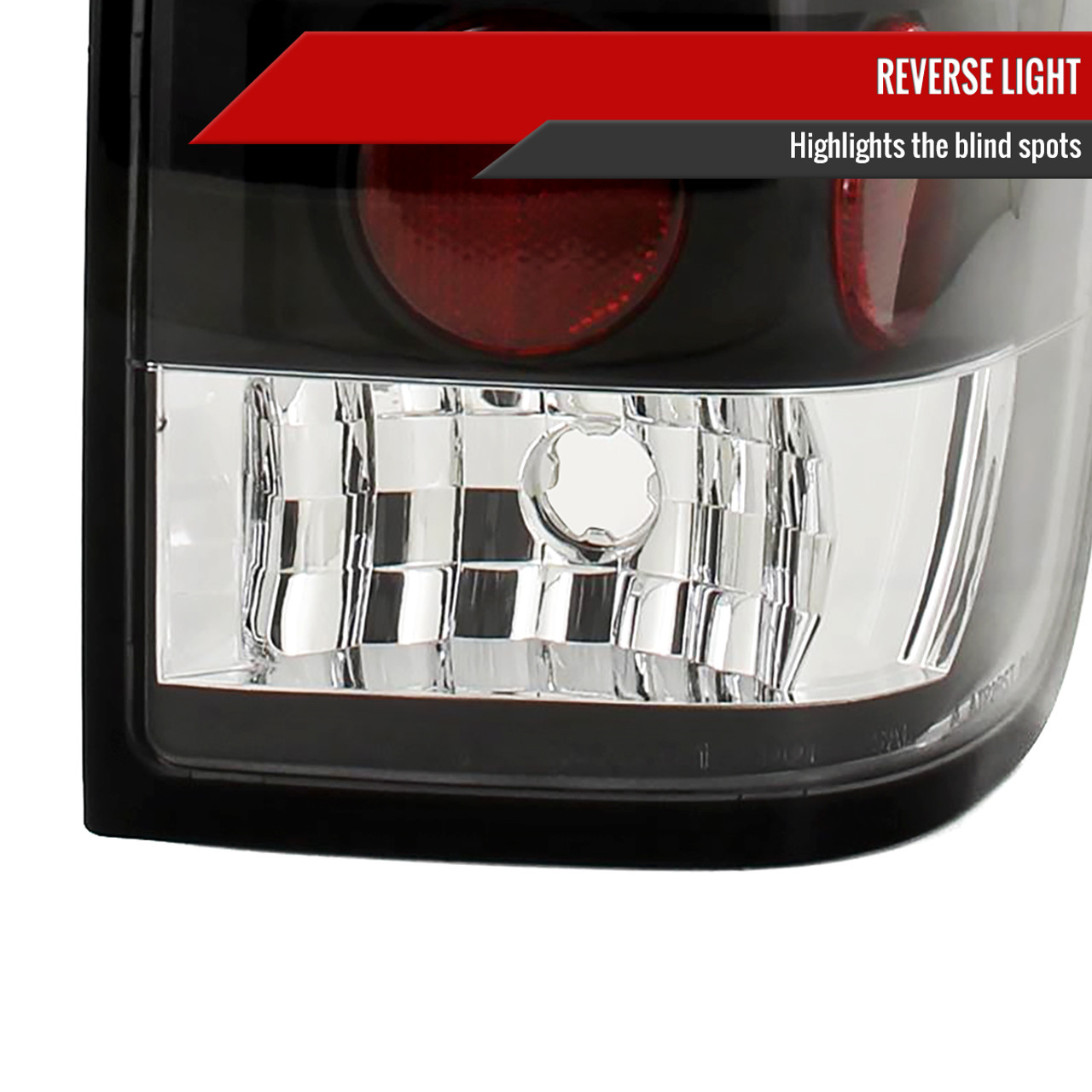 2004-2015 Nissan Titan LED Tail Lights (Matte Black Housing/Clear