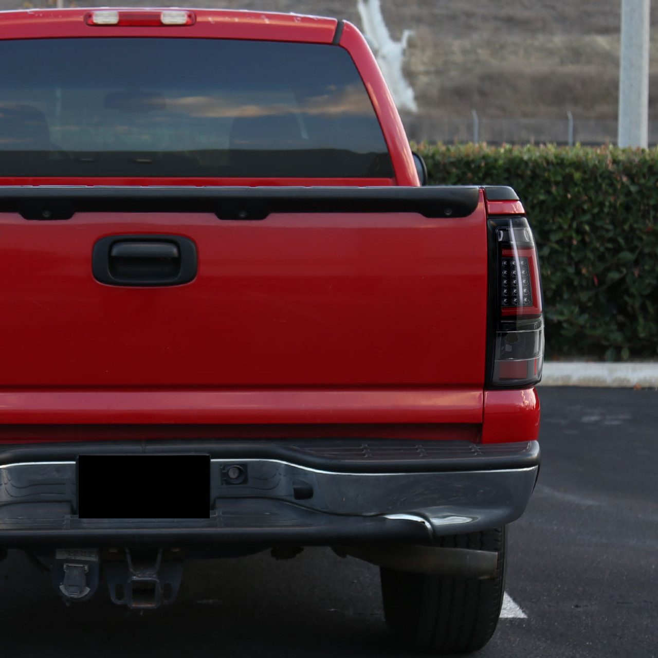 2003-2006 Chevrolet Silverado LED Tail Lights - G2 (Jet Black