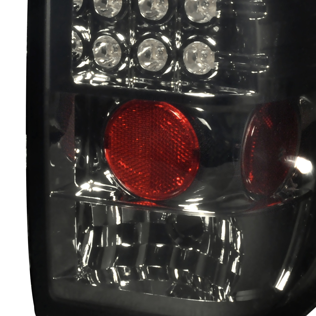 2004-2015 Nissan Titan LED Tail Lights (Chrome Housing/Smoke Lens