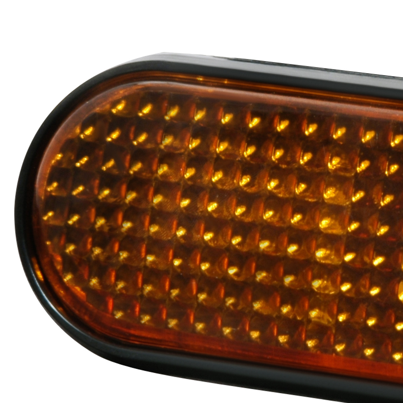 1992-1995 Honda Civic Amber Smoked Lens Side Marker Flat