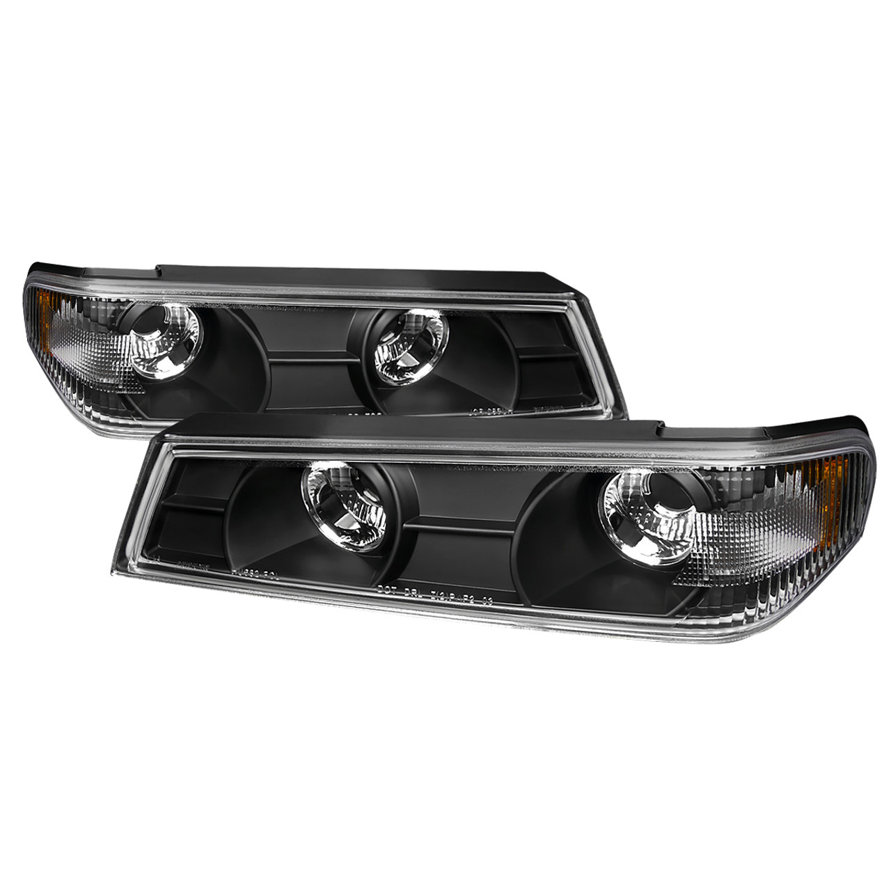 2004-2012 Chevrolet Colorado GMC Canyon Corner Lights (Matte Black