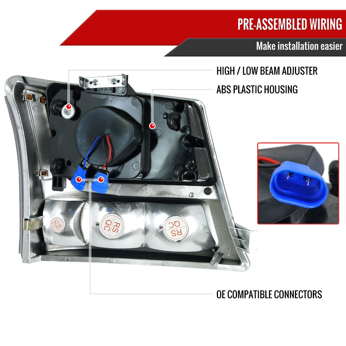 2002-2006 Chevrolet Avalanche/ 2003-2007 Silverado 1PC Factory