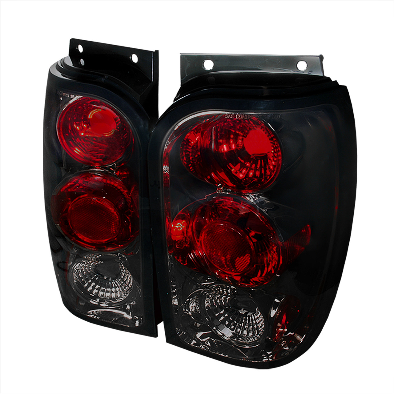 1998-2001 Ford Explorer Mercury Mountaineer Tail Lights (Chrome