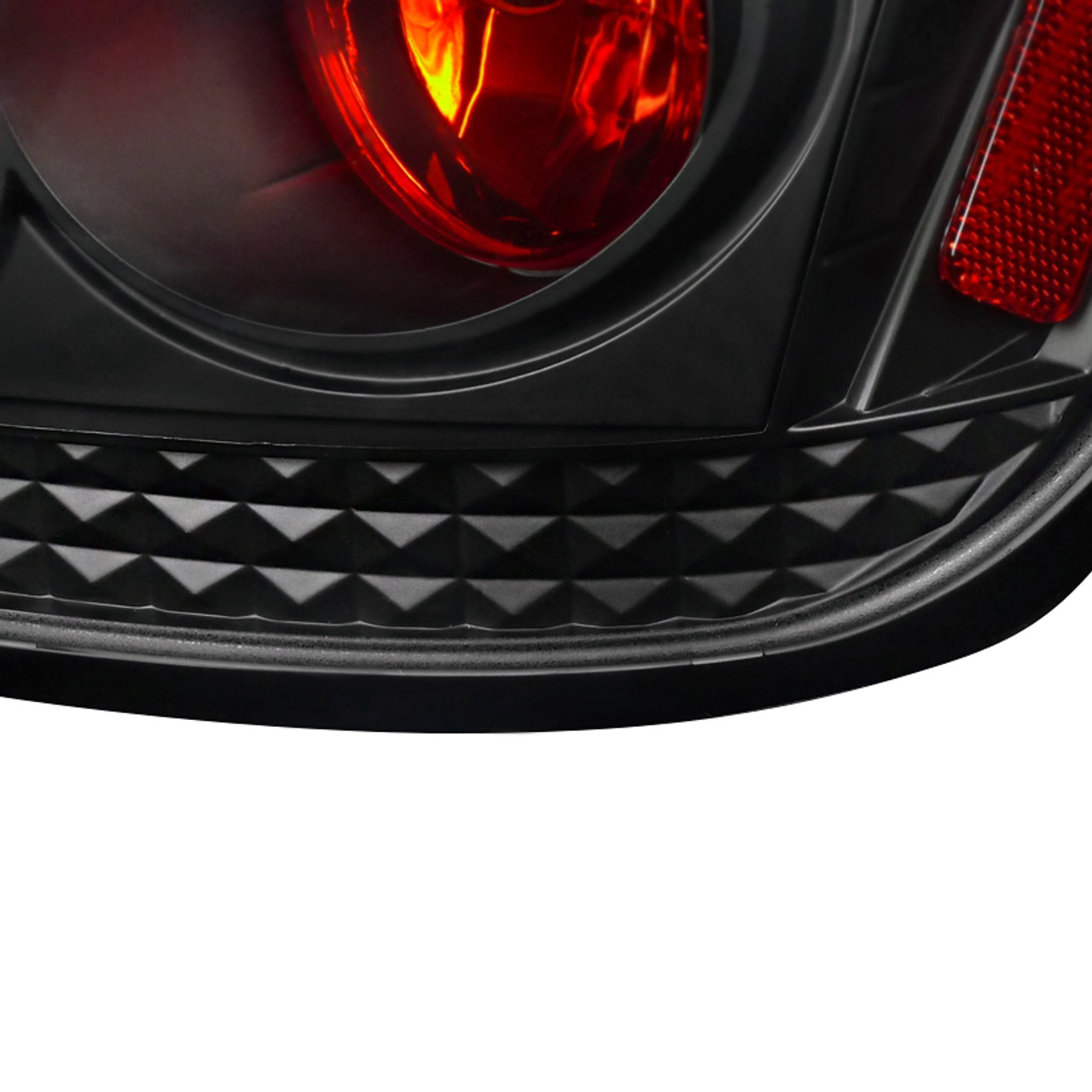 2004-2010 Scion tC Tail Lights (Matte Black Housing/Clear Lens