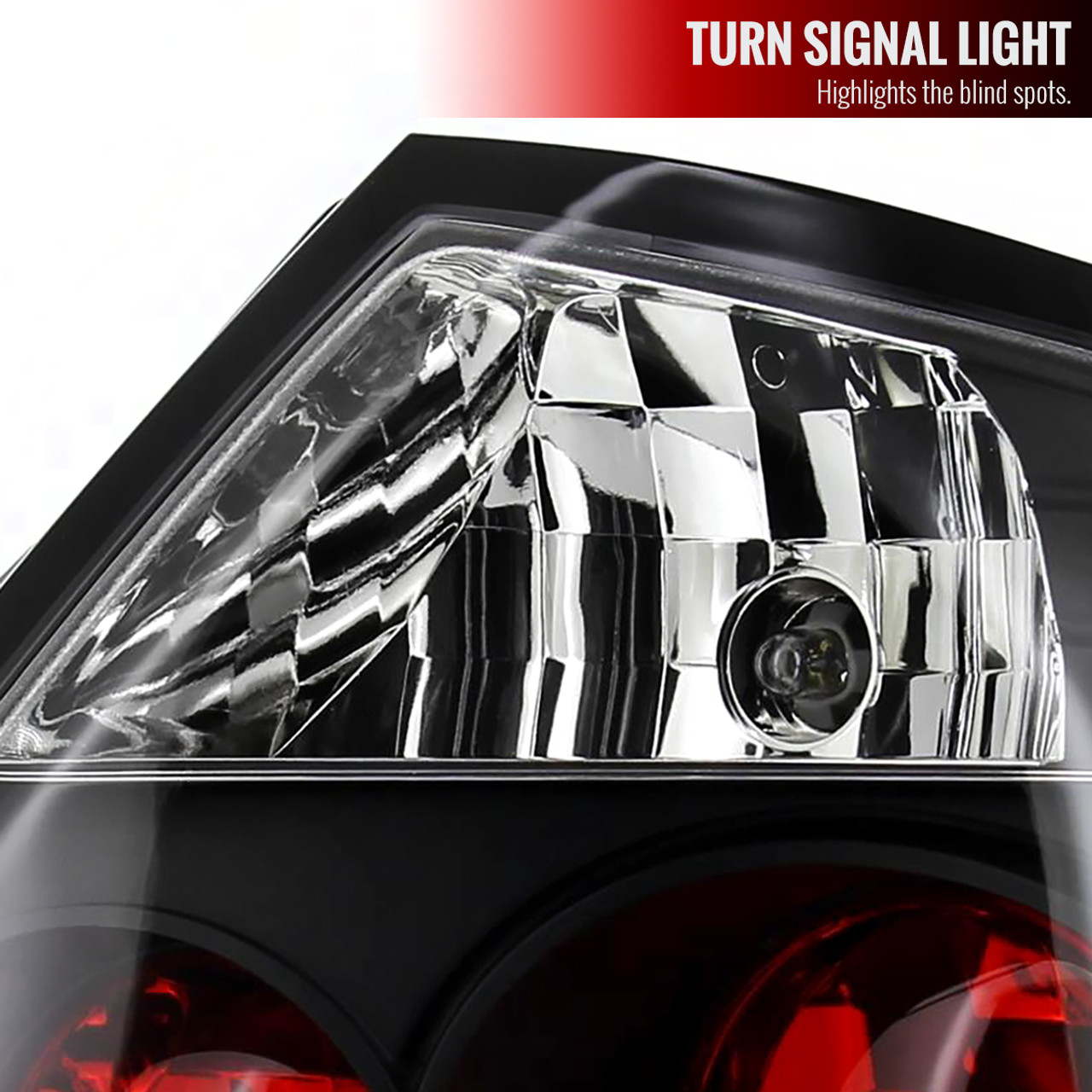 2004-2010 Scion tC Tail Lights (Matte Black Housing/Clear Lens