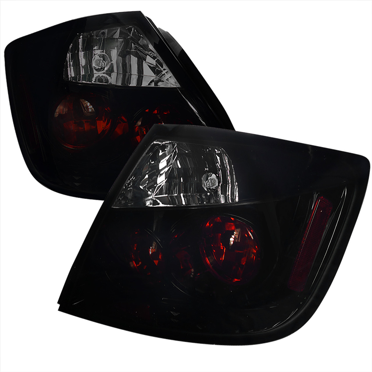 2004-2010 Scion tC Tail Lights (Glossy Black Housing/Smoke Lens