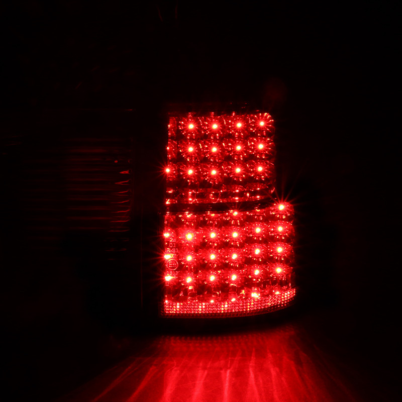 2000-2006 BMW E53 X5 LED Tail Lights - OZ (Chrome Housing/Red