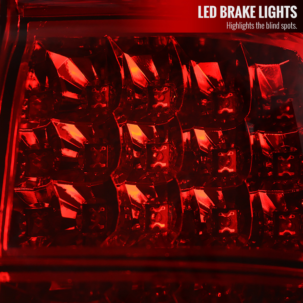2000-2006 BMW E53 X5 LED Tail Lights - OZ (Chrome Housing/Red