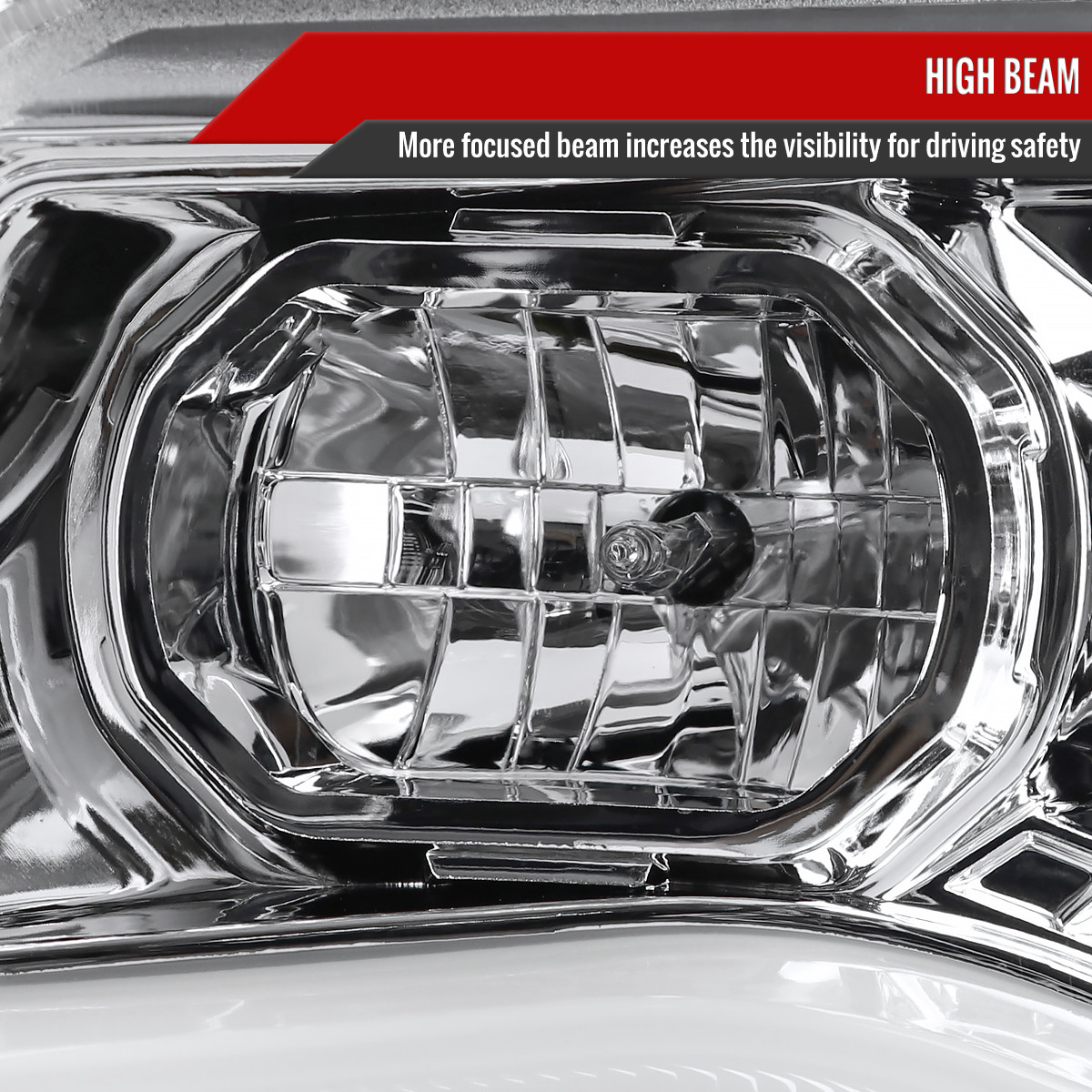 2015-2022 Chevrolet Colorado LED Bar Projector Headlights (Chrome