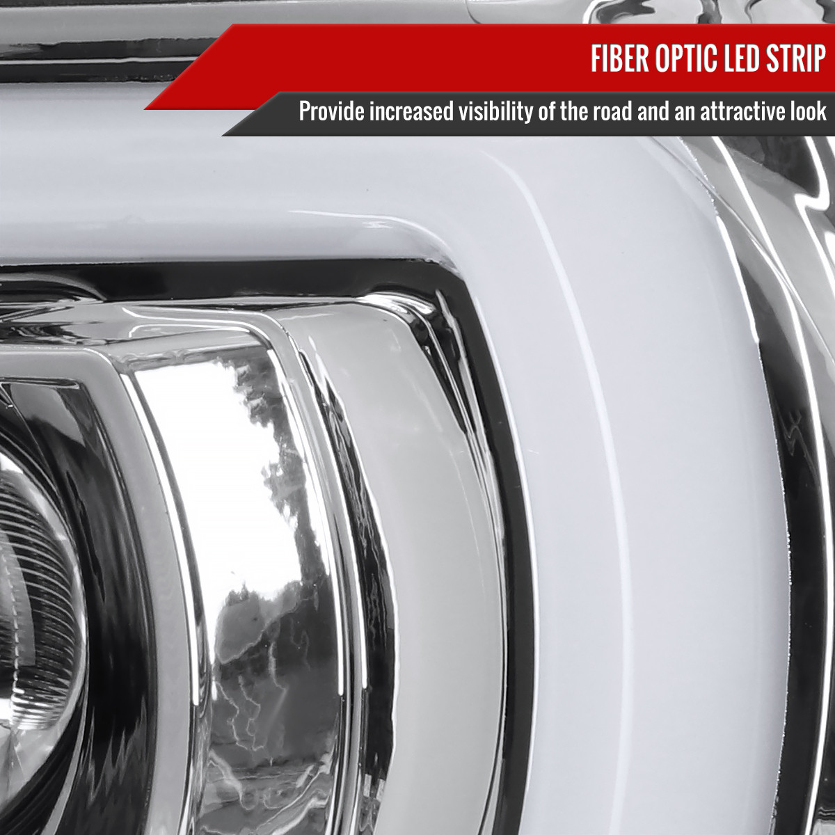 2007-2013 Toyota Tundra/ 2008-2017 Sequoia LED C-Bar Projector