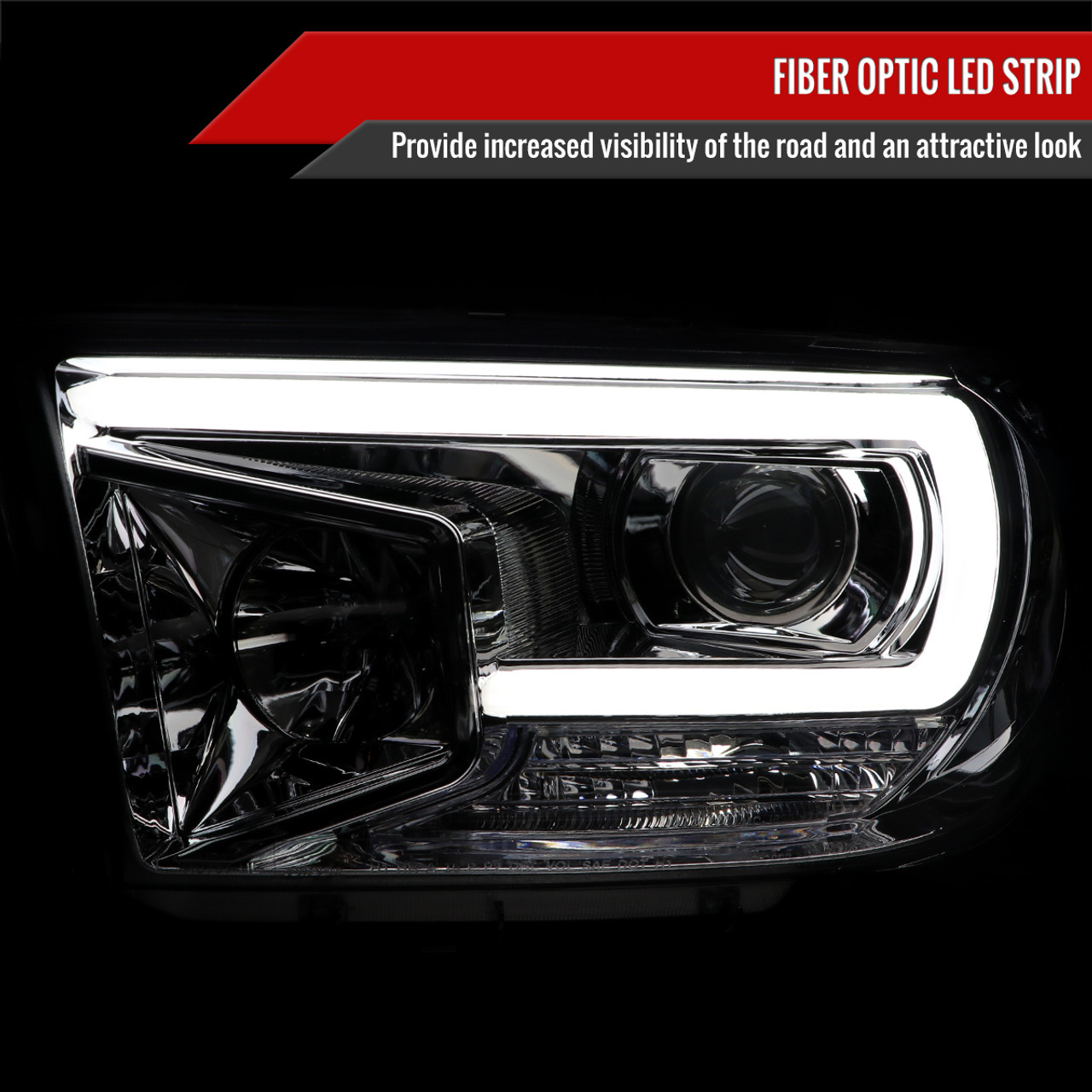 2007-2013 Toyota Tundra/ 2008-2017 Sequoia LED C-Bar Projector