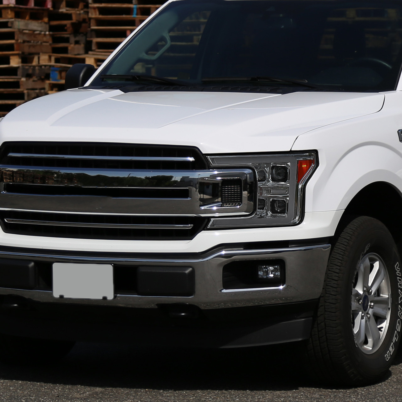 2018-2020 Ford F-150 LED C-Bar Projector Headlights w/ Switchback