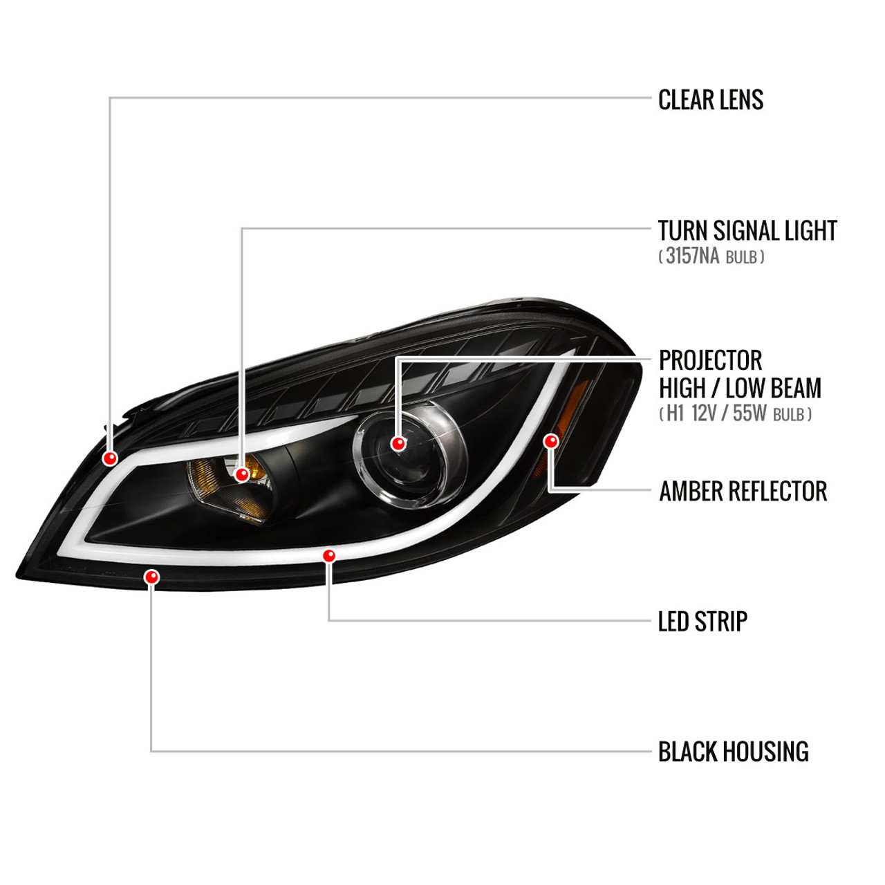 2006-2013 Chevrolet Impala / 2014-2015 Impala Limited / 2006-2007