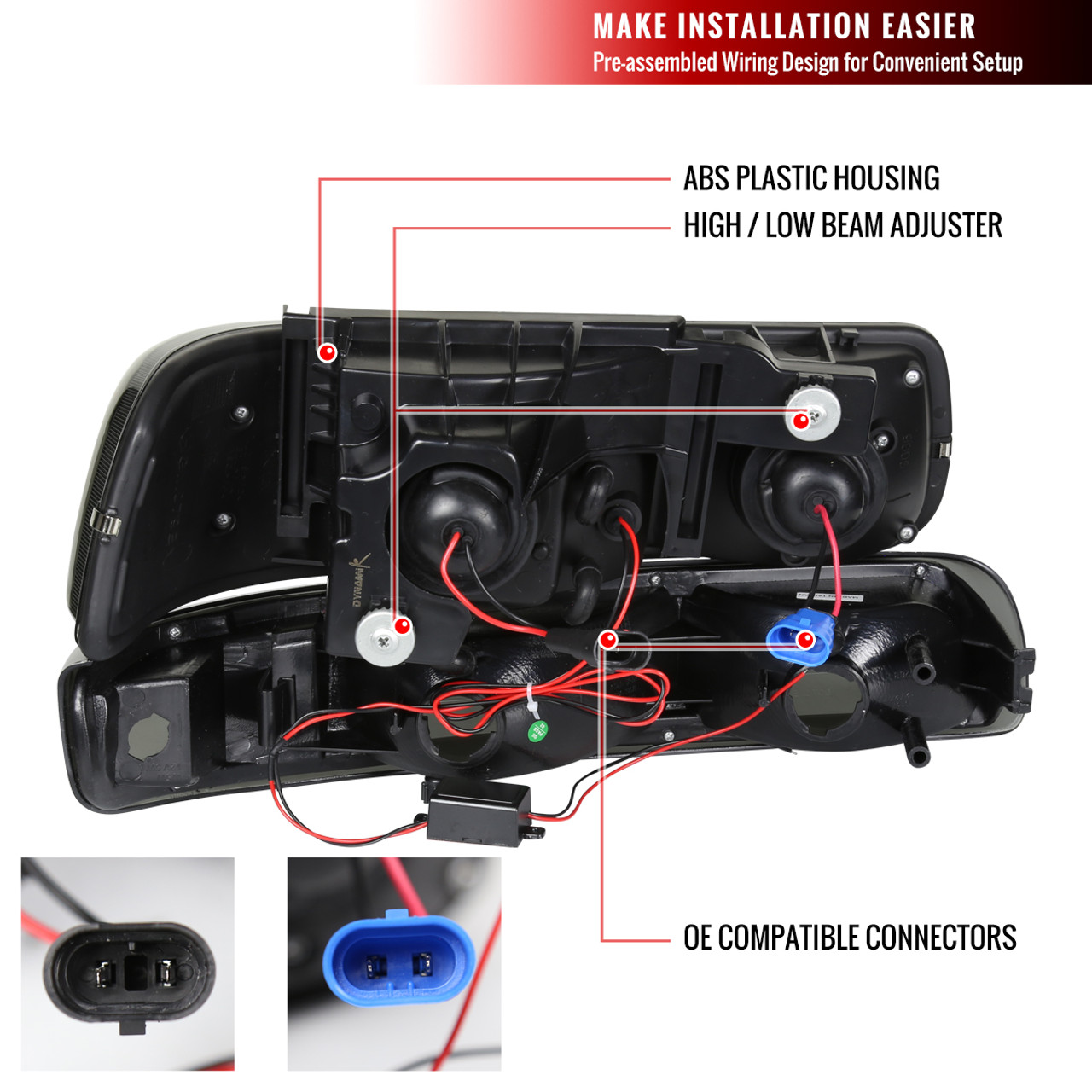 1999-2002 Chevrolet Silverado/ 2000-2006 Tahoe Suburban Dual Halo