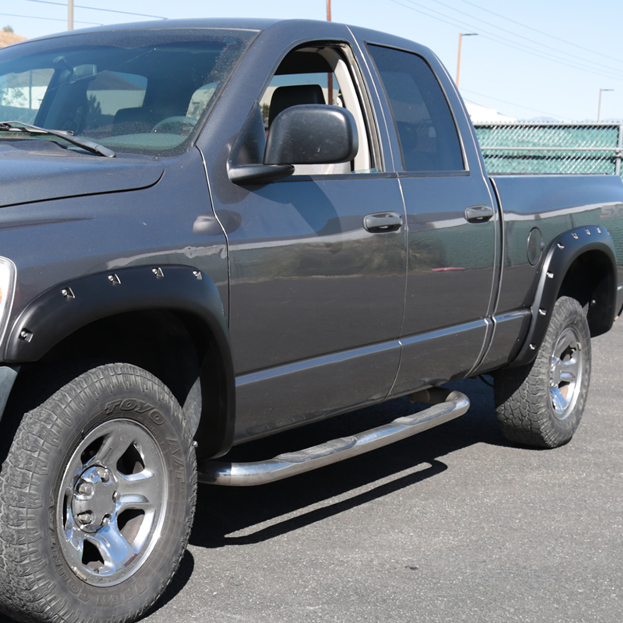 2002-2009 Dodge RAM 1500/2500/3500 Smooth Rivet Style Fender