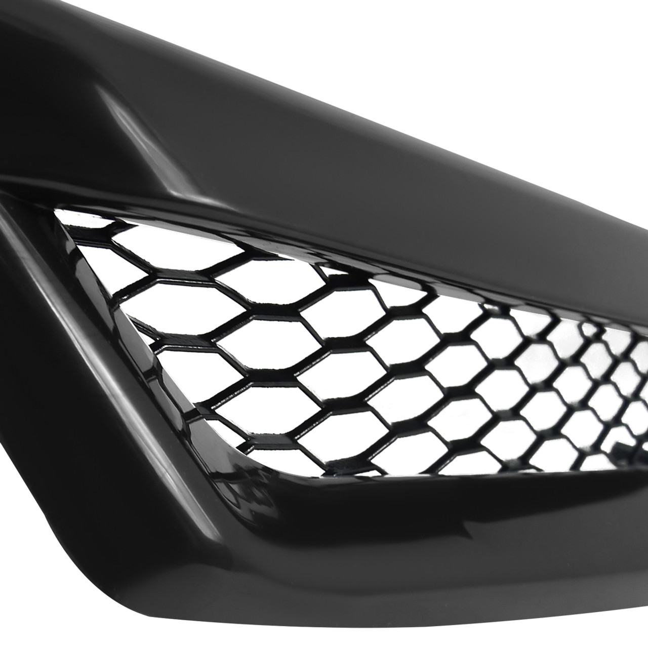 2006-2008 Honda Civic Coupe Si TR Style Black ABS Mesh Grille