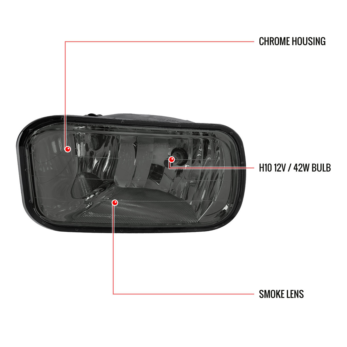 LED Fog Light Mount Bracket Pair – Fits 2010-2018 Ram 2500/3500 & 2009-2012 Ram 1500