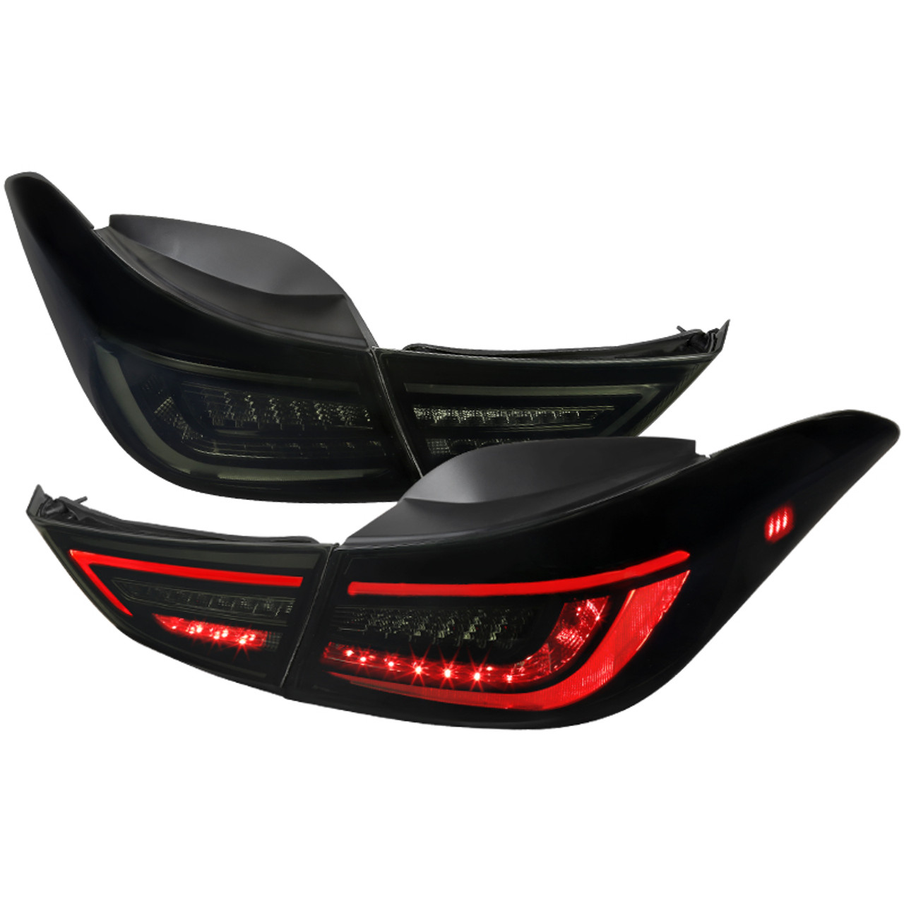 2011-2016 Hyundai Elantra Sedan LED Tail Lights w/ Sequential Turn