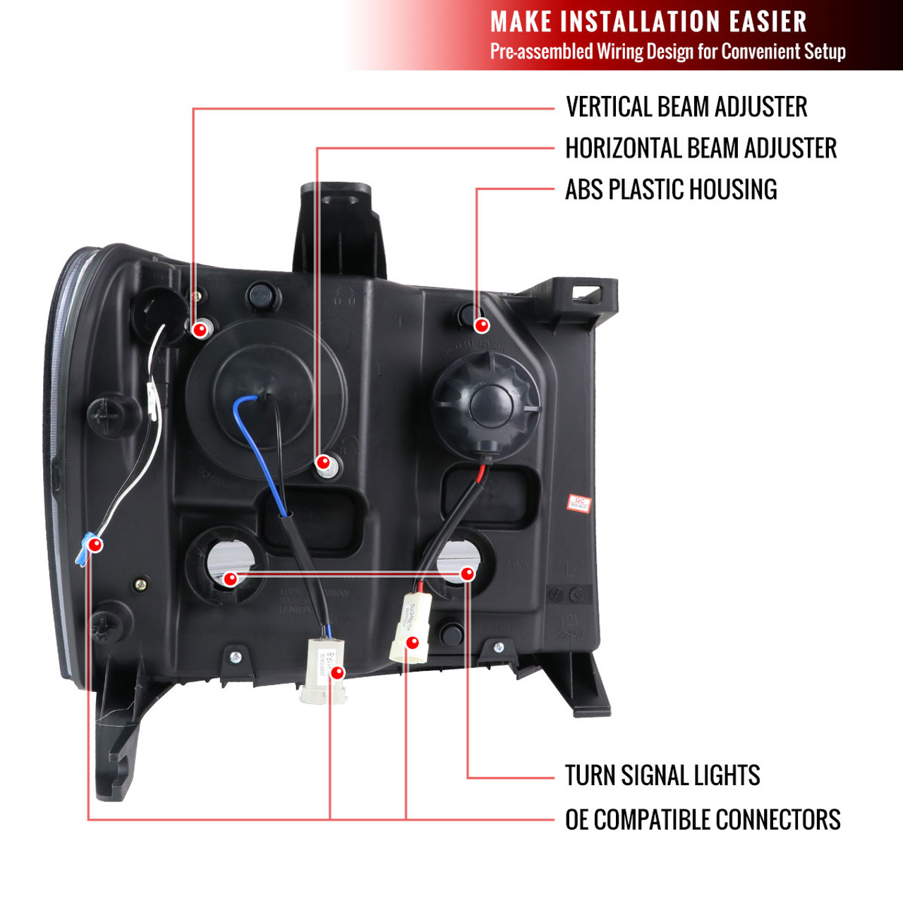 2007-2013 GMC Sierra 1500 / 2007-2014 Sierra 1500HD 2500HD 3500HD