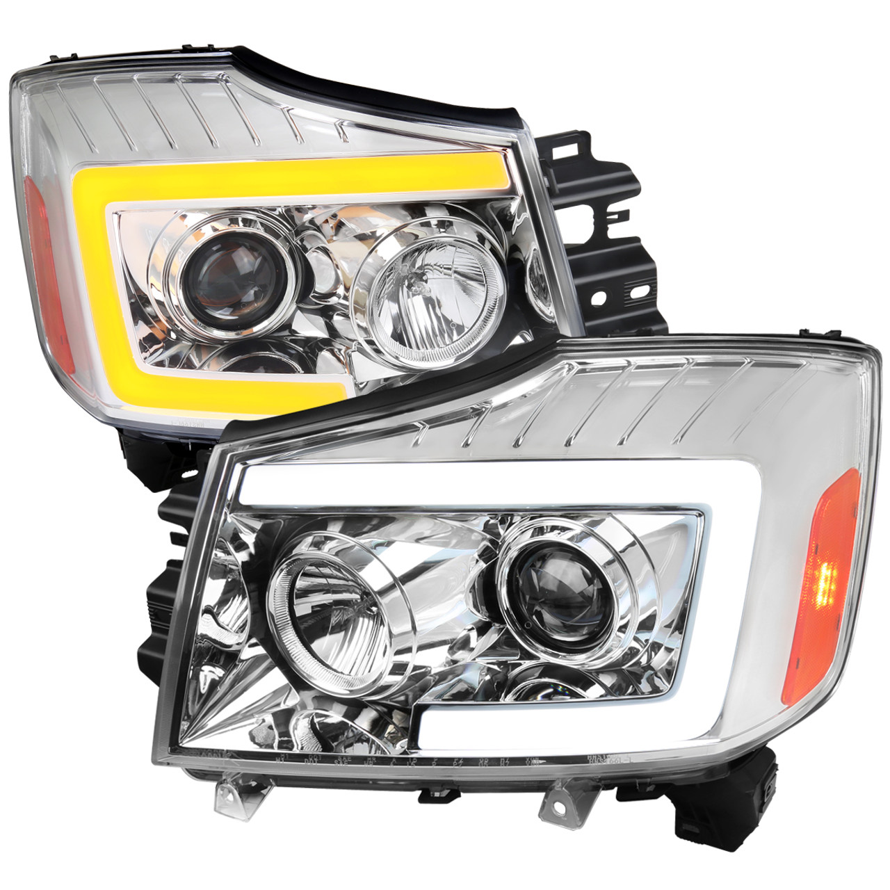 2004-2015 Nissan Titan / 2004-2007 Armada LED C-Bar Projector