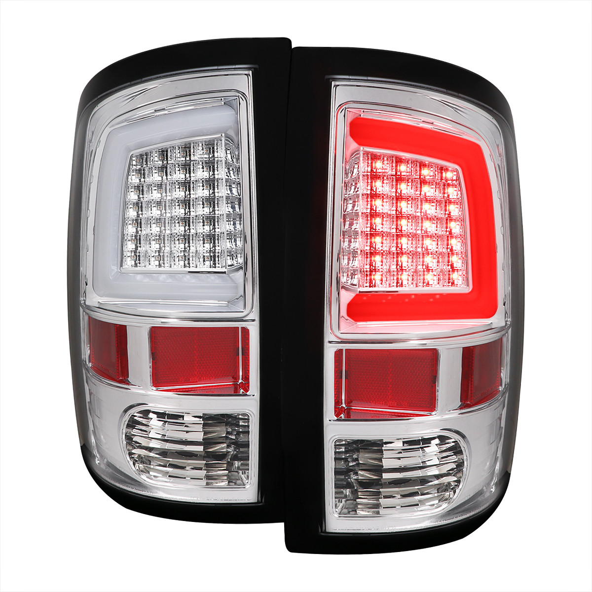 For 2009-2018 Dodge Ram 1500 10-18 Ram 2500 3500 Smoke LED Tail Lights Lamps L+R - Foto 1