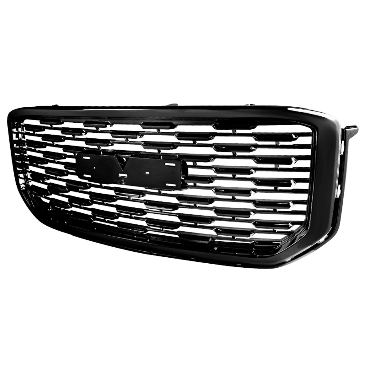 2015-2020 GMC Yukon/Yukon XL Glossy Black ABS Denali Style Mesh