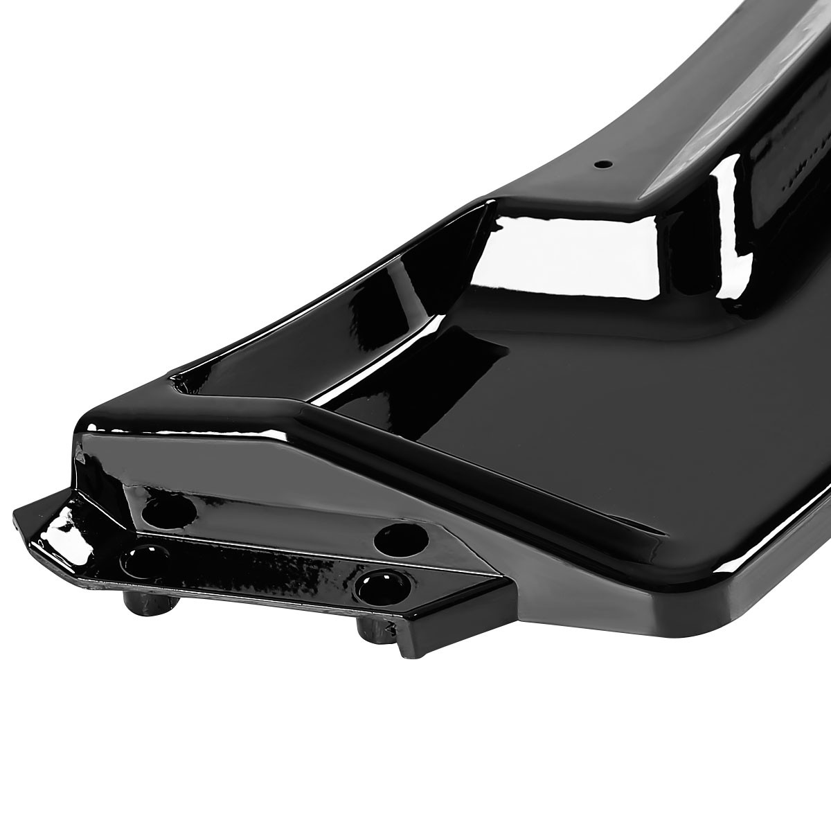 2014-2018 Mazda 3 Glossy Black Polypropylene 3PC Bumper Lip - Spec