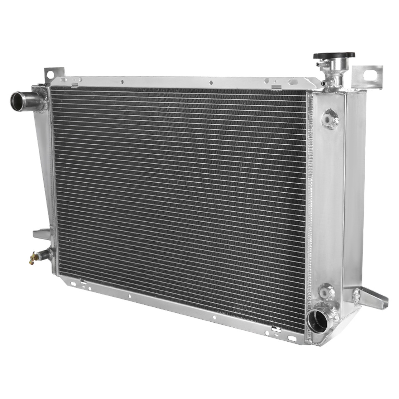 1985-1996 Ford F-150/ F-250/ F-350/ Bronco 4.9L L6 3-Row Aluminum  Performance Radiator - Spec-D Tuning