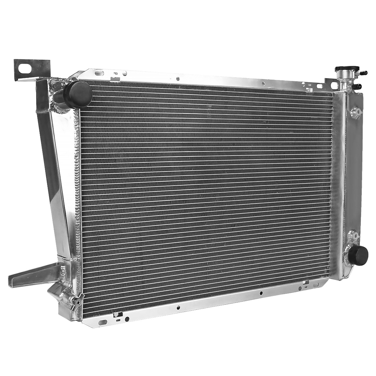 1985-1996 Ford F-150/ F-250/ F-350/ Bronco 4.9L L6 3-Row Aluminum  Performance Radiator - Spec-D Tuning