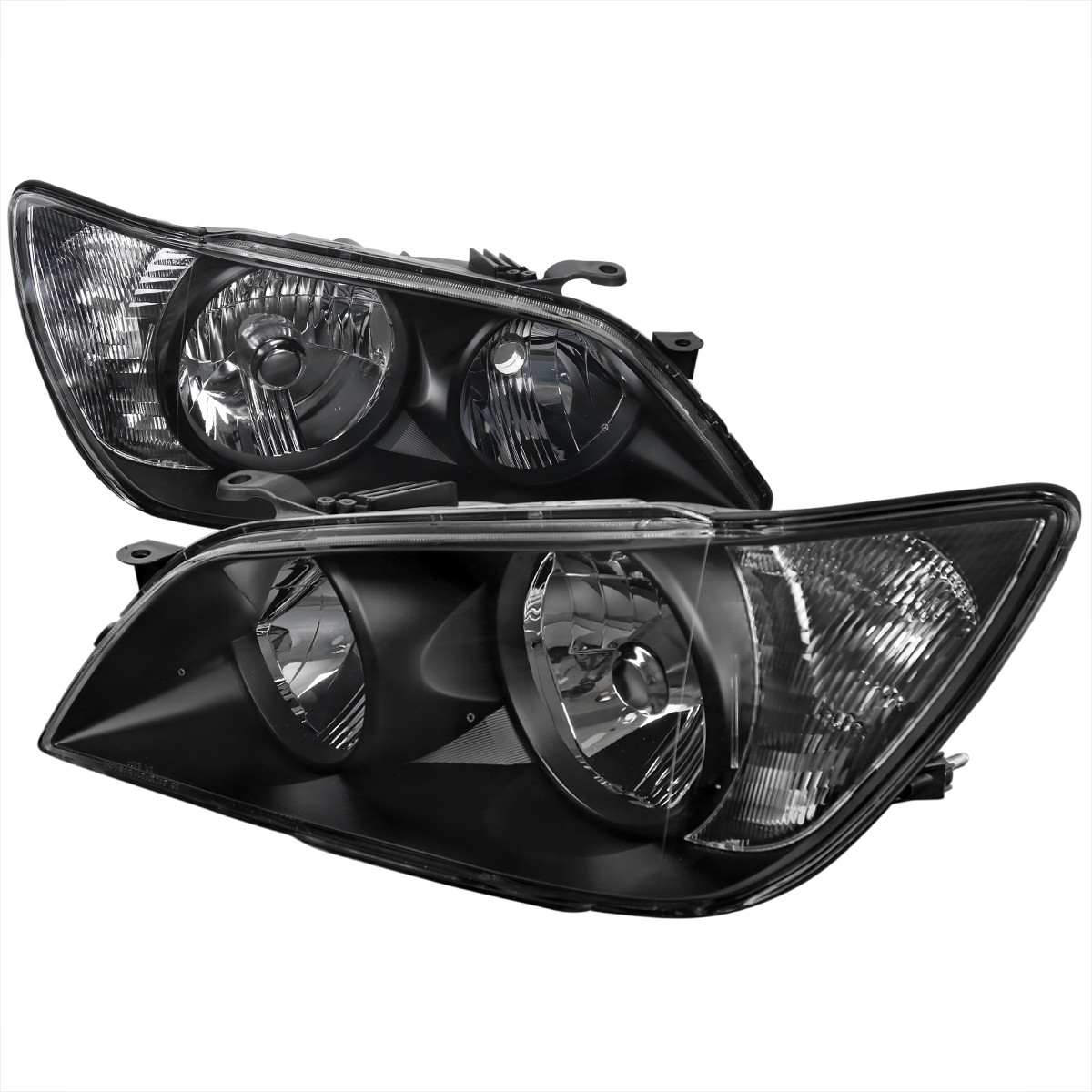 カビゴン IS300 h26 7 2001-2005 Lexus IS300 Factory Style Crystal Headlights (Matte