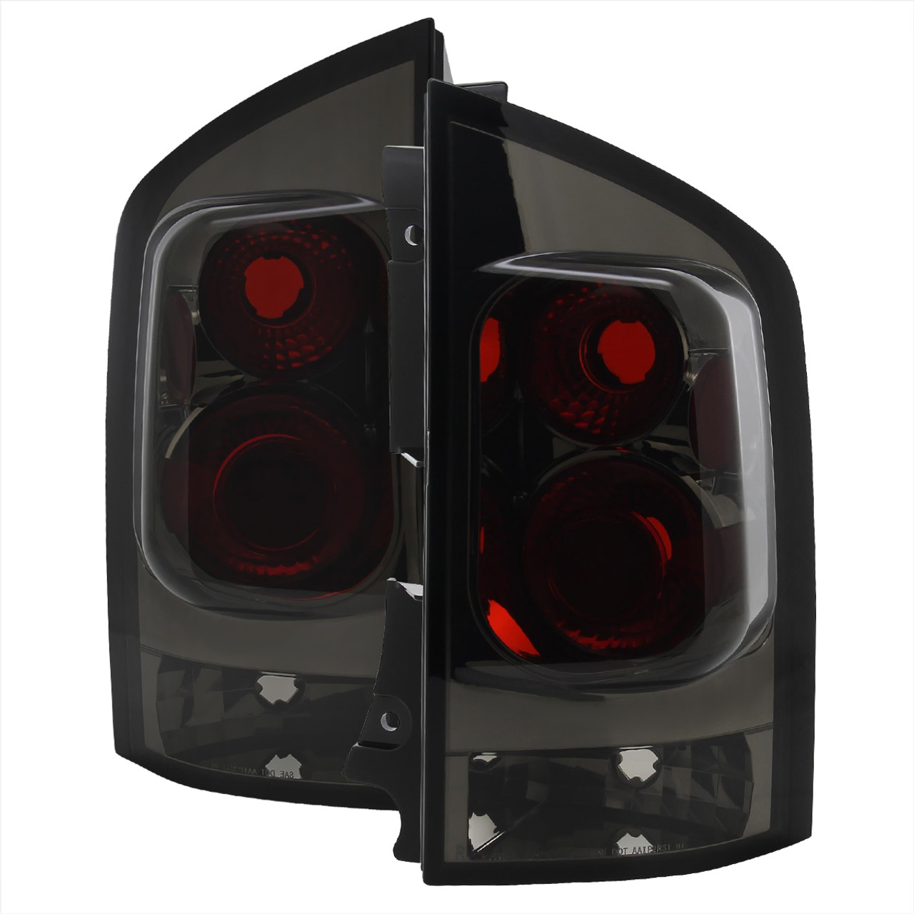 2005 2015 Nissan Armada Tail Lights Chrome Housing Smoke Lens