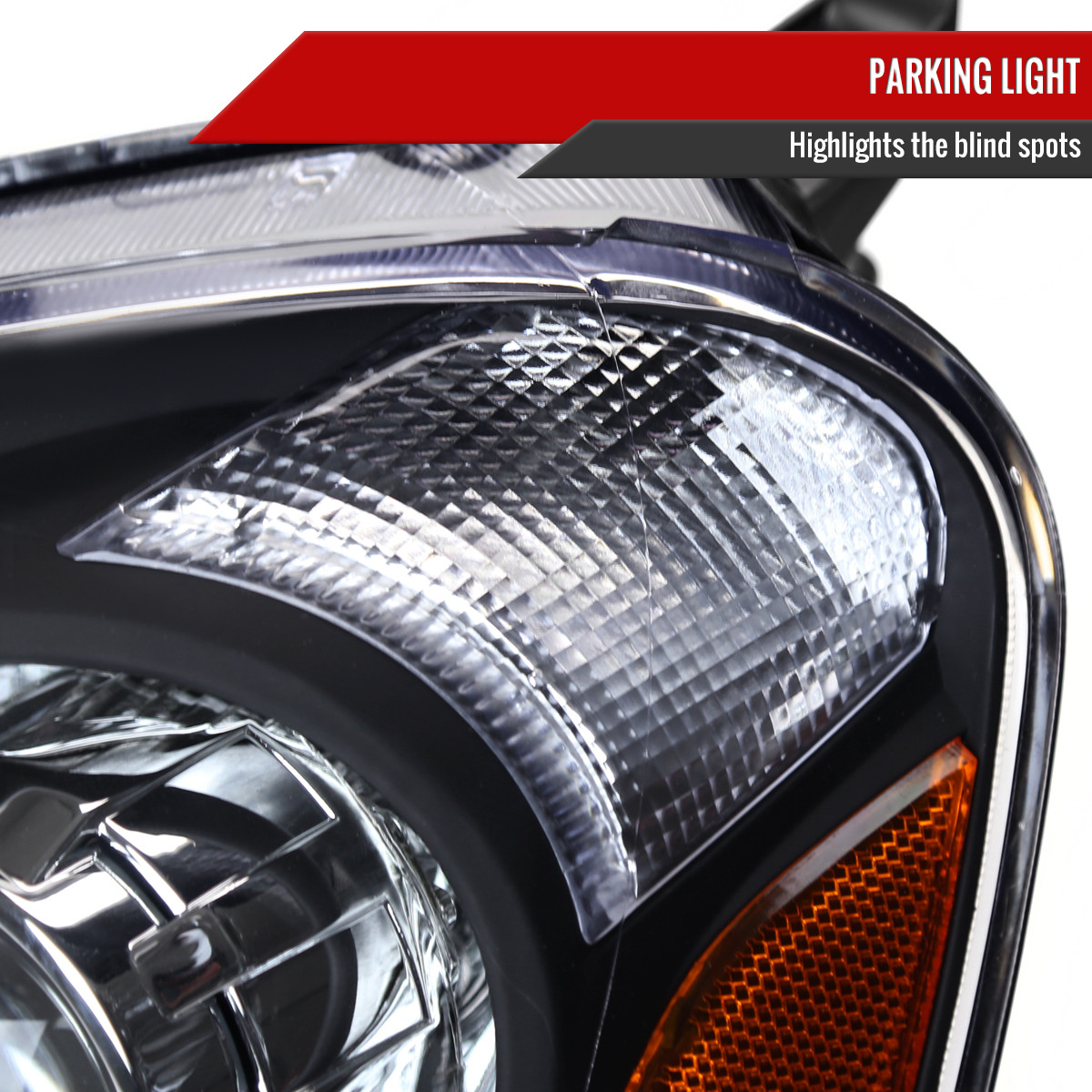 2002-2004 Acura RSX Retro Style Projector Headlights w/ Amber